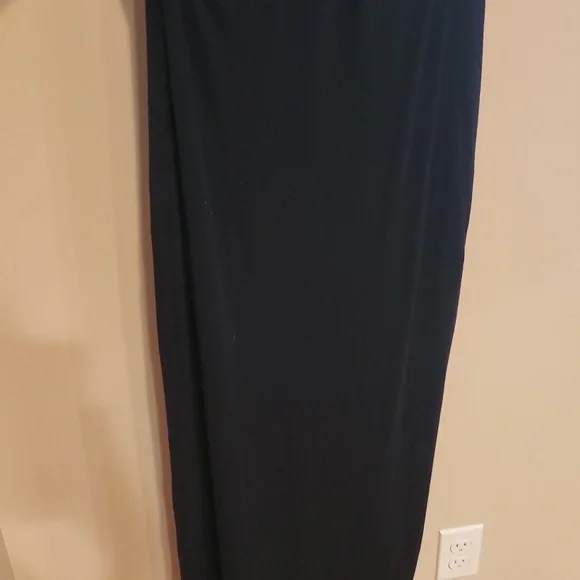 Fabletics Long Black Tank Top Style Dress Size Small - Picture 6 of 9